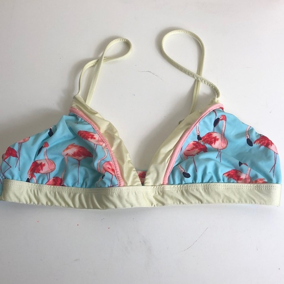 top bikini with flamingos - Picture 1 of 7